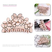 Fashion Butterfly Acetic Acid Sheets Hollow Out Inlay Rhinestones Hair Claws 1 Piece main image 3