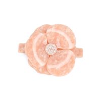 Simple Style Flower Acetic Acid Sheets Inlay Rhinestones Hair Clip 1 Piece main image 1