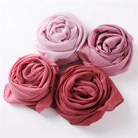 Women's Fashion Solid Color Rayon Cotton Linen Scarves main image 1