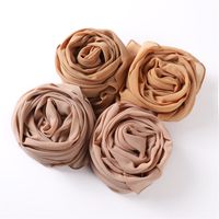 Women's Fashion Solid Color Rayon Cotton Linen Scarves main image 3