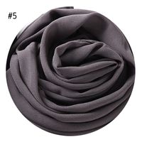 Women's Fashion Solid Color Rayon Cotton Linen Scarves sku image 4