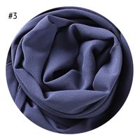 Women's Fashion Solid Color Rayon Cotton Linen Scarves sku image 3