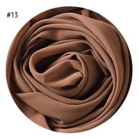 Women's Fashion Solid Color Rayon Cotton Linen Scarves sku image 12