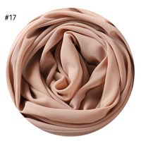 Women's Fashion Solid Color Rayon Cotton Linen Scarves sku image 15