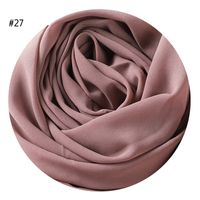 Women's Fashion Solid Color Rayon Cotton Linen Scarves sku image 24