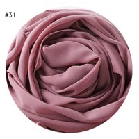 Women's Fashion Solid Color Rayon Cotton Linen Scarves sku image 27