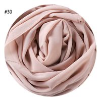 Women's Fashion Solid Color Rayon Cotton Linen Scarves sku image 26