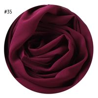 Women's Fashion Solid Color Rayon Cotton Linen Scarves sku image 31