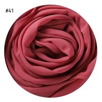 Women's Fashion Solid Color Rayon Cotton Linen Scarves sku image 37