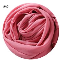 Women's Fashion Solid Color Rayon Cotton Linen Scarves sku image 36