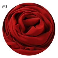 Women's Fashion Solid Color Rayon Cotton Linen Scarves sku image 39