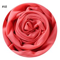 Women's Fashion Solid Color Rayon Cotton Linen Scarves sku image 44