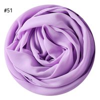 Women's Fashion Solid Color Rayon Cotton Linen Scarves sku image 47