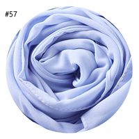 Women's Fashion Solid Color Rayon Cotton Linen Scarves sku image 53