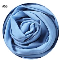 Women's Fashion Solid Color Rayon Cotton Linen Scarves sku image 52