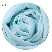 Women's Fashion Solid Color Rayon Cotton Linen Scarves sku image 59