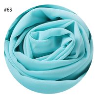 Women's Fashion Solid Color Rayon Cotton Linen Scarves sku image 58