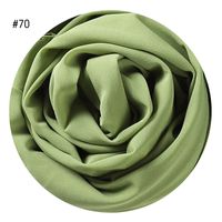 Women's Fashion Solid Color Rayon Cotton Linen Scarves sku image 65