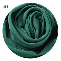 Women's Fashion Solid Color Rayon Cotton Linen Scarves sku image 63