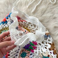 Women's Vacation Floral Knit Tassel Skirt Sets main image 6