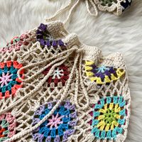 Women's Vacation Floral Knit Tassel Skirt Sets main image 9