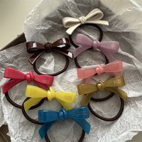 Fashion Bow Knot Acetic Acid Sheets Hair Clip Hair Tie 1 Piece main image 4