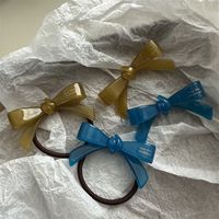 Fashion Bow Knot Acetic Acid Sheets Hair Clip Hair Tie 1 Piece main image 3