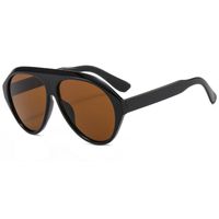 Ig Style Retro Color Block Pc Toad Glasses Full Frame Men's Sunglasses main image 2