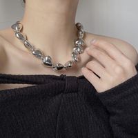 1 Piece Fashion Heart Shape Alloy Chain Women's Necklace main image 4