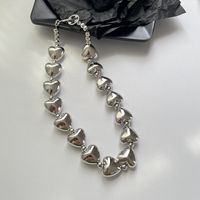 1 Piece Fashion Heart Shape Alloy Chain Women's Necklace main image 5