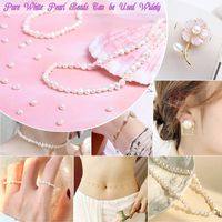 Elegant Solid Color Freshwater Pearl Knitting Jewelry Accessories 1 Piece main image 3