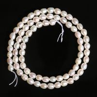 Elegant Solid Color Freshwater Pearl Knitting Jewelry Accessories 1 Piece sku image 1