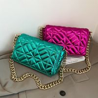 Women's Large Pu Leather Solid Color Fashion Square Zipper Crossbody Bag main image 1