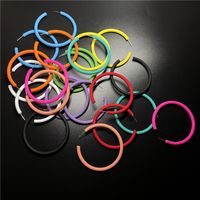 1 Pair Fashion C Shape Solid Color Arylic Ear Studs main image 6