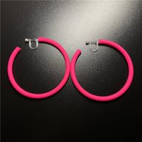 1 Pair Fashion C Shape Solid Color Arylic Ear Studs sku image 25