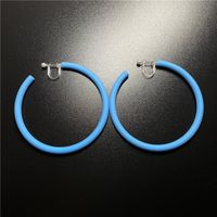 1 Pair Fashion C Shape Solid Color Arylic Ear Studs sku image 15