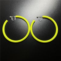 1 Pair Fashion C Shape Solid Color Arylic Ear Studs sku image 27