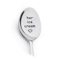 Valentine's Day Fashion Letter Stainless Steel Metal Spoon sku image 19