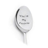 Valentine's Day Fashion Letter Stainless Steel Metal Spoon sku image 10