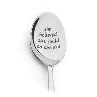 Valentine's Day Fashion Letter Stainless Steel Metal Spoon sku image 17
