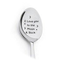 Valentine's Day Fashion Letter Stainless Steel Metal Spoon sku image 15