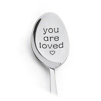 Valentine's Day Fashion Letter Stainless Steel Metal Spoon sku image 21