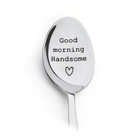 Valentine's Day Fashion Letter Stainless Steel Metal Spoon sku image 25