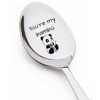 Fashion Letter Stainless Steel Spoon sku image 4