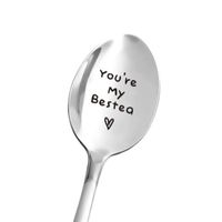 Valentine's Day Fashion Letter Stainless Steel Metal Spoon sku image 31