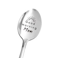 Valentine's Day Fashion Letter Stainless Steel Metal Spoon sku image 34