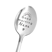 Valentine's Day Fashion Letter Stainless Steel Metal Spoon sku image 30