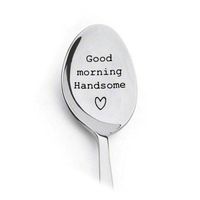 Fashion Letter Stainless Steel Spoon sku image 25