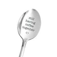Valentine's Day Fashion Letter Stainless Steel Metal Spoon sku image 38