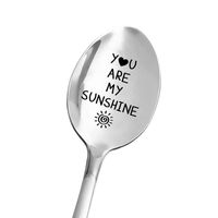 Valentine's Day Fashion Letter Stainless Steel Metal Spoon sku image 42